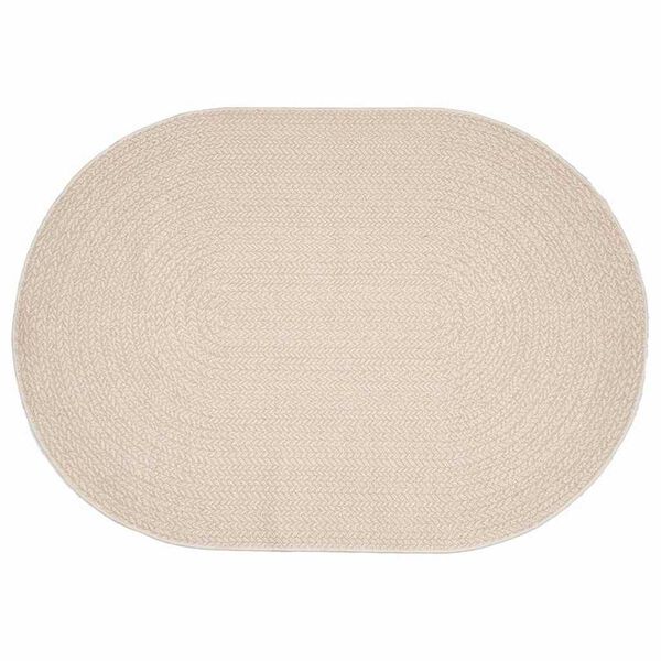 vidaXL Rug ZIZUR Cream 200 x 140 cm Polypropylene