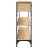 vidaXL Console Table Sonoma Oak 100x25x75 cm Engineered Wood
