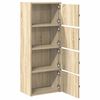 vidaXL Bookcase Sonoma Oak 40x24x102 cm Engineered Wood