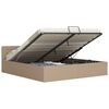 vidaXL Bed Frame without Mattress with Hydraulic Storage Cappuccino 160x200cm