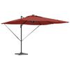 vidaXL Parasol Terracotta 286 x 285 x 270 cm Aluminium