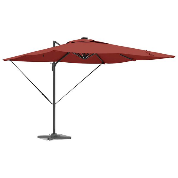 vidaXL Parasol Terracotta 286 x 285 x 270 cm Aluminium