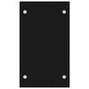 vidaXL Firewood Rack Black 40x35x60 cm Glass