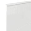 vidaXL Headboard with Headboard Gloss White 75 cm Engineered wood