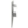 vidaXL Wall-Mounted Coat Rack with Shelf Concrete Grey 90 x 10 x 50 cm