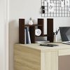 vidaXL Desk Organiser Brown Oak 34.5x15.5x35.5 cm Engineered wood