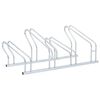vidaXL Bicycle Stand for 4 Bikes Floor Freestanding Galvanised Steel