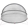 vidaXL Pool Dome Folding Manual Transparent 336 x 322 x 160 cm PVC