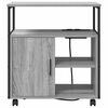 vidaXL Cabinet with Charging Station Grey Sonoma 61 x 46 x 67 cm