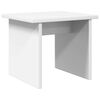 vidaXL Shoe Cabinet with Shelf 2 pcs White Engineered Wood