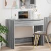 vidaXL Desk with Drawer Grey Sonoma 100 x 50 x 78 cm Engineered Wood
