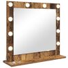 vidaXL Vanity Mirror Rectangular with Mirror Old Wood 60 x 55 x 18 cm