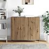 vidaXL Sideboard Artisan Oak 90 x 34 x 80 cm Engineered Wood
