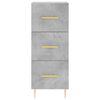 vidaXL Sideboard Concrete Grey 34.5x34x90 cm Engineered Wood