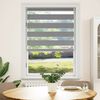 vidaXL Zebra Blind 100 x 175 cm Grey
