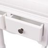 vidaXL Clothing Rack with Cabinet Wood White