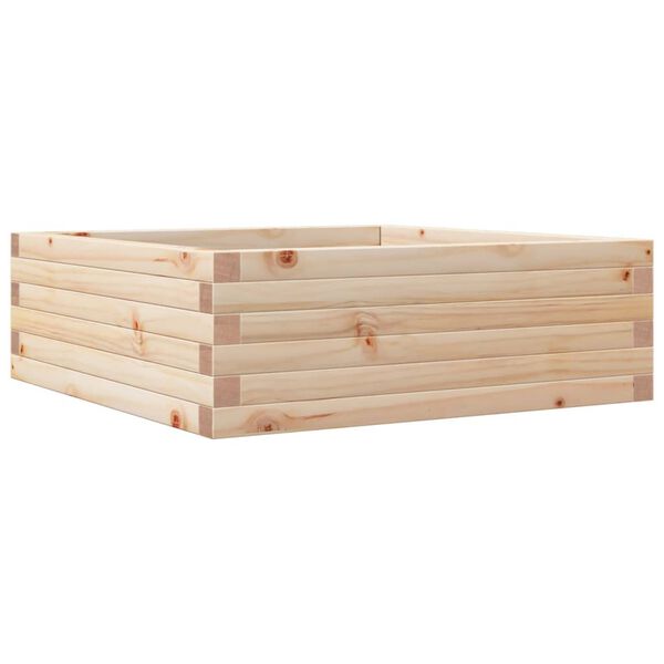 vidaXL Garden Planter 70x70x23 cm Solid Wood Pine