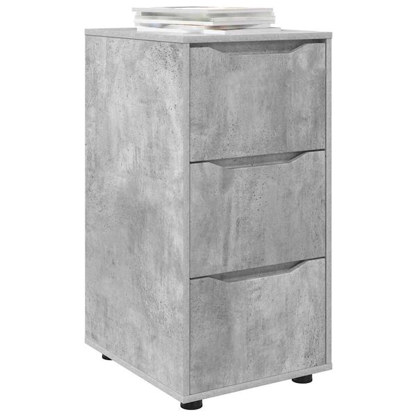 vidaXL Storage Cabinet Concrete Grey 40 x 48 x 81 cm Engineered Wood