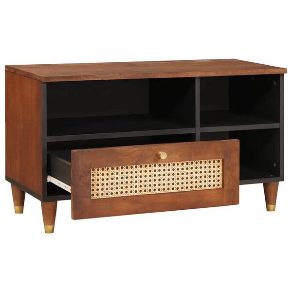 vidaXL Media Storage Cabinets & Racks Brown 80 x 33.5 x 46 cm