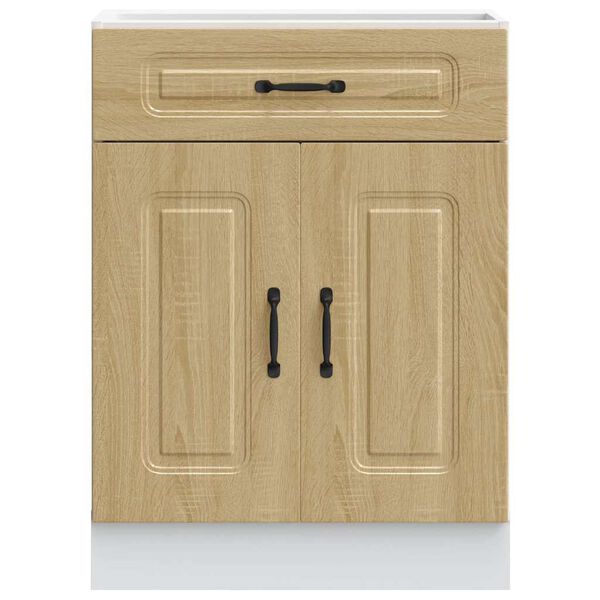 vidaXL Kitchen Base Cabinet Kalmar Sonoma Oak Engineered Wood
