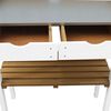 AXI Potting Table with 2 Drawers Brown and White