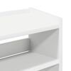 vidaXL Shoe Rack White 60x25x62 cm Engineered Wood