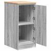 vidaXL Garage Storage Cabinet Grey Sonoma 40x51x85 cm Solid Wood Pine