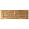 vidaXL Table Top Live Edge 110x40x2.5 cm Solid Wood Rough Mango