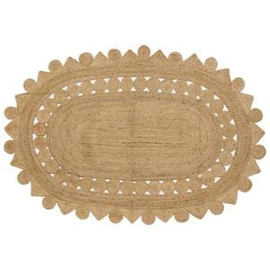 vidaXL Rug Brown 152 x 245 cm Jute