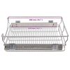 vidaXL Pull-Out Wire Baskets 2 pcs Silver 600 mm