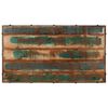 vidaXL Coffee Table with Wheels Solid Reclaimed Wood 100x55x26 cm