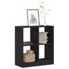 vidaXL Bookcase Black 68.5x32x75 cm Engineered Wood