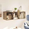 vidaXL Wall Cabinet Artisan Oak 102 x 37 x 35 cm Engineered Wood