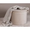 Venture Home Pouffe Dunken 51x51x43 cm Velvet Beige