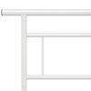 vidaXL Bed Frame without Mattress White Metal 160x200cm