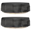 vidaXL Island Lounge Covers 2 pcs 8 Eyelets &Oslash;188x50 cm Round