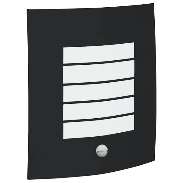 vidaXL Outdoor Wall Light Black 23.5 x 9 x 26 cm
