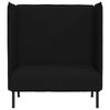 vidaXL Highback Sofa Black 109 x 56 x 121 cm Fabric
