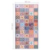 vidaXL Carpet Runner Mosaic 80x150 cm