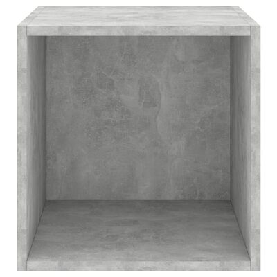vidaXL Wall Cabinet Concrete Grey 37x37x37 cm Engineered Wood