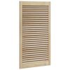 vidaXL Cabinet Door 2 pcs Natural 110 x 59.5 x 2.1 cm Solid pine wood