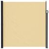 vidaXL Retractable Side Awning 500 x 220 cm Polyester Rectangular Sand