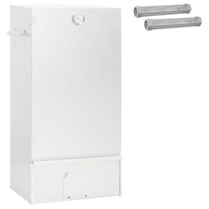 vidaXL Smoker Oven 3 pcs 44.5 x 29 x 83 cm Galvanised steel Silver