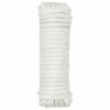 vidaXL Boat Rope 9 m 1.6 White Polyester