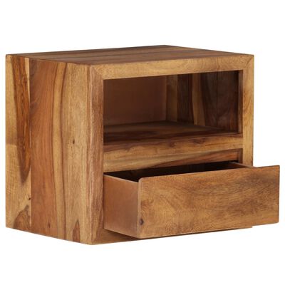 vidaXL Bedside Table Solid Sheesham Wood 40x30x35 cm