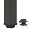 vidaXL Bar Table Legs 4 pcs Anthracite 90-92 cm Steel