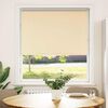 vidaXL Roller Blind Blackout Beige 115x130 cm Fabric Width 110.7 cm Polyester
