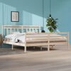 vidaXL Bed Frame without Mattress 200x200 cm Solid Wood