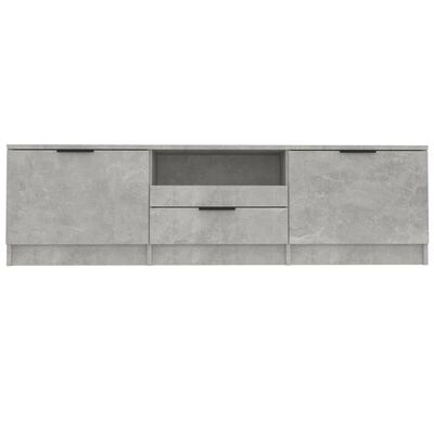 vidaXL TV Cabinet Concrete Grey 140x35x40 cm Engineered Wood