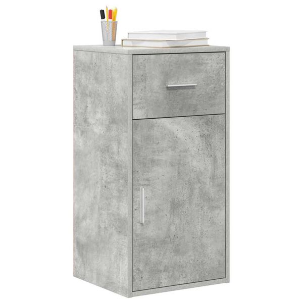 vidaXL Sideboard Concrete grey 38 x 34.5 x 75 cm Engineered wood